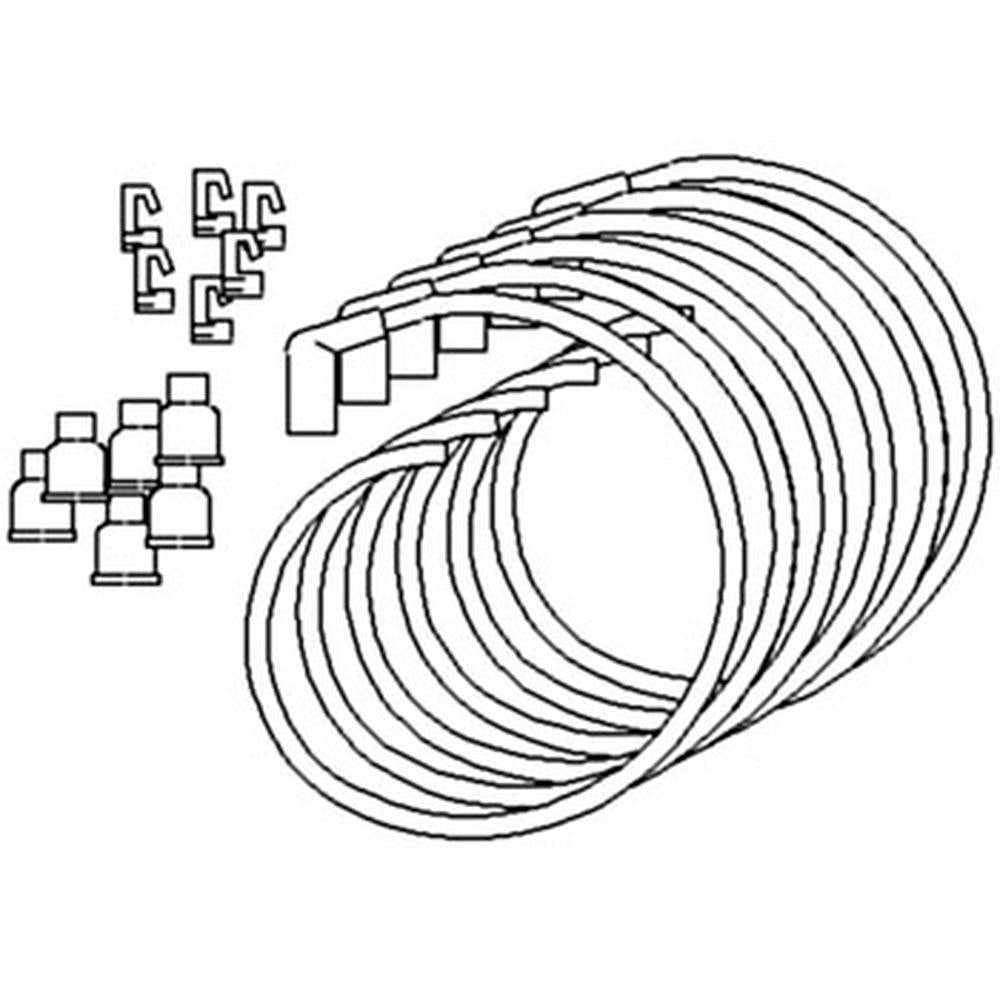 74061039 6 Cyl. Spark Plug Wire Set Fits Allis Chalmers