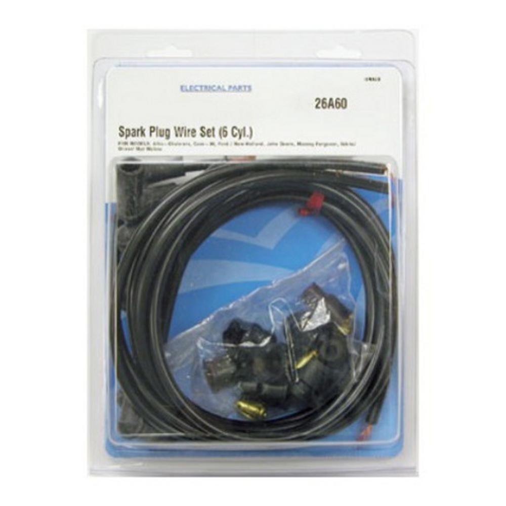 Spark Plug Wire Set - 6 Cylinder - Copper Core - 90 Degree Boots