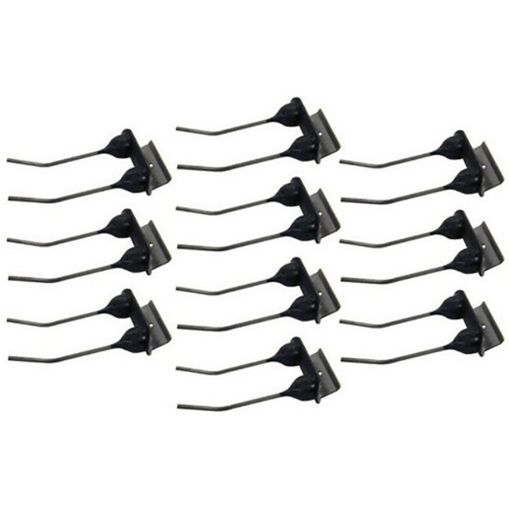 Qty 10: 2 Prong Rubber Mounted Tooth Fits Vermeer Replaces 1059176M1