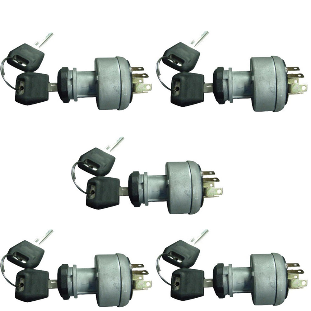 AR58126 Qty 5: Ignition Switch w/ 2 Keys Fits John Deere