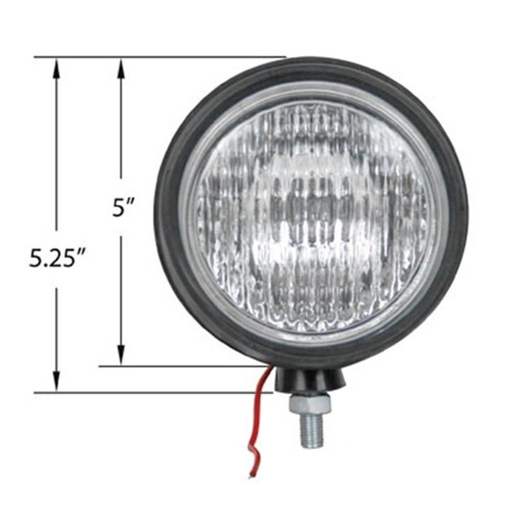 RE561116 New 12V Halogen Spot Driving Light Assembly 55 W Fits John Deere Models
