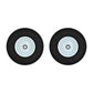 2PK Flat Free Wheel & Tire Assembly 13x6.50-6 13x6.50x6 Fits Kubota Mowers