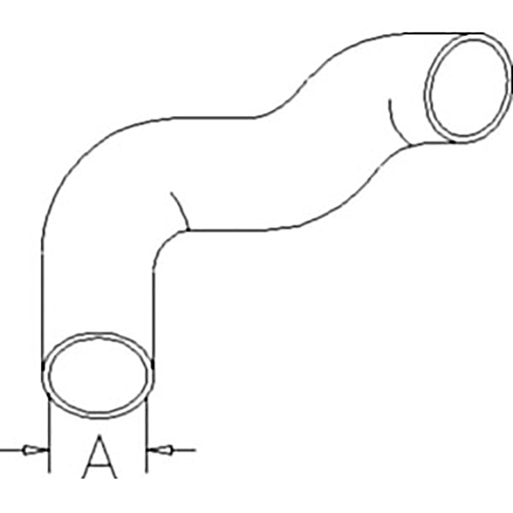 3040882M92 Bottom Radiator Hose Fits Massey Ferguson