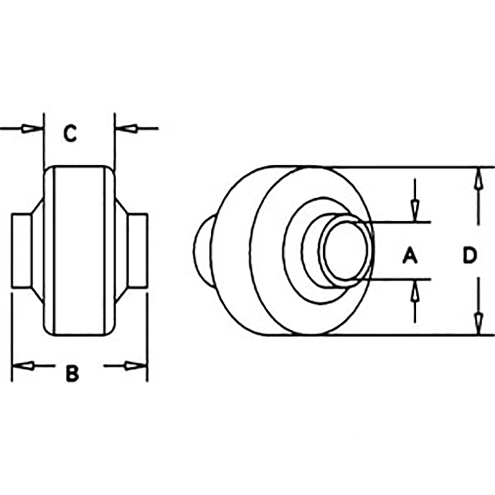 49G14 Top Link Ball Socket Fits Universal Products