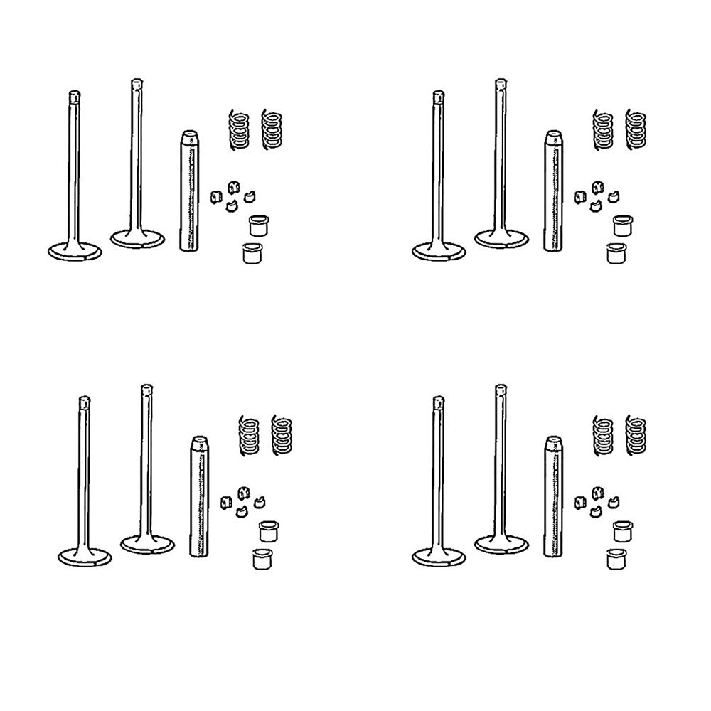 Qty 4: Keeper Valve Fits Case/International Harvester Replaces 3055057R91