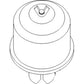 OIL FILLER CAP W/ BREATHER ELEMENT Fits Ford 861 871 881 8N 900 901 941 950 951