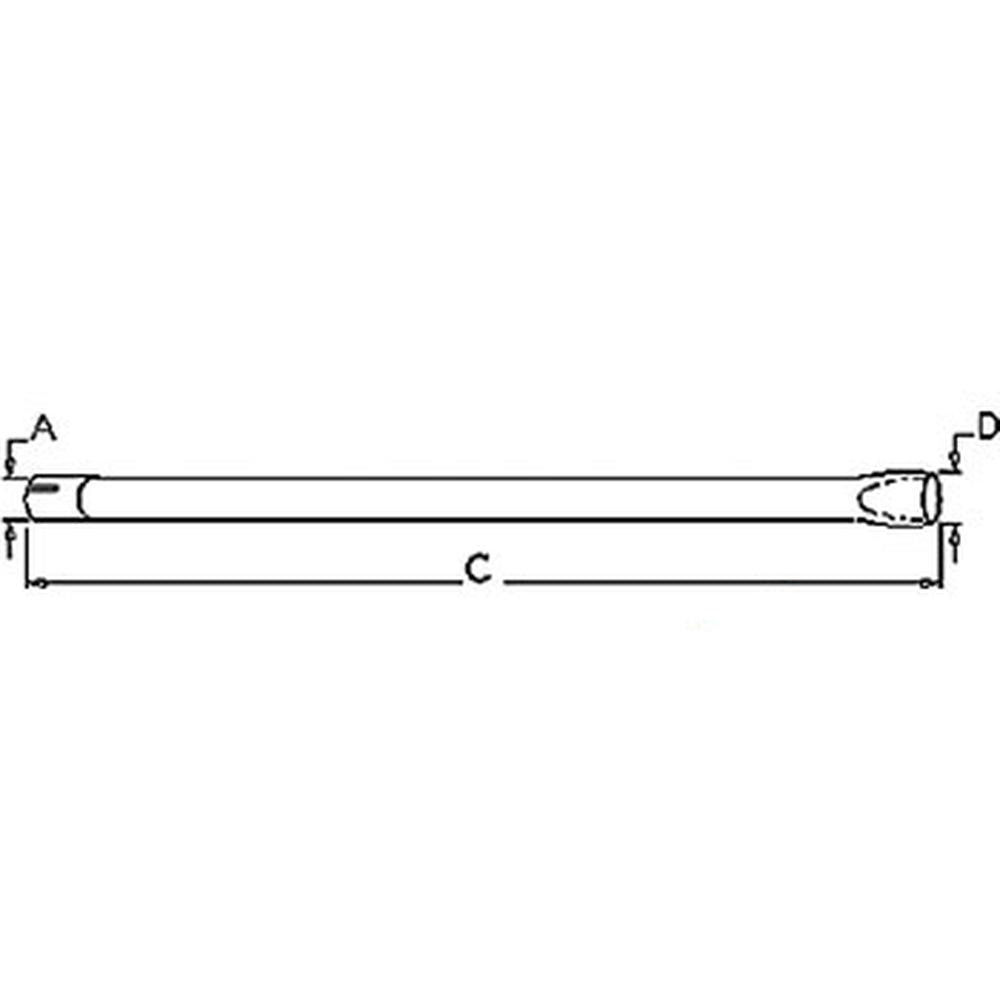 Exhaust Pipe 311466 Fits Ford New Holland 650 651 660 800 800 Series 900 Series