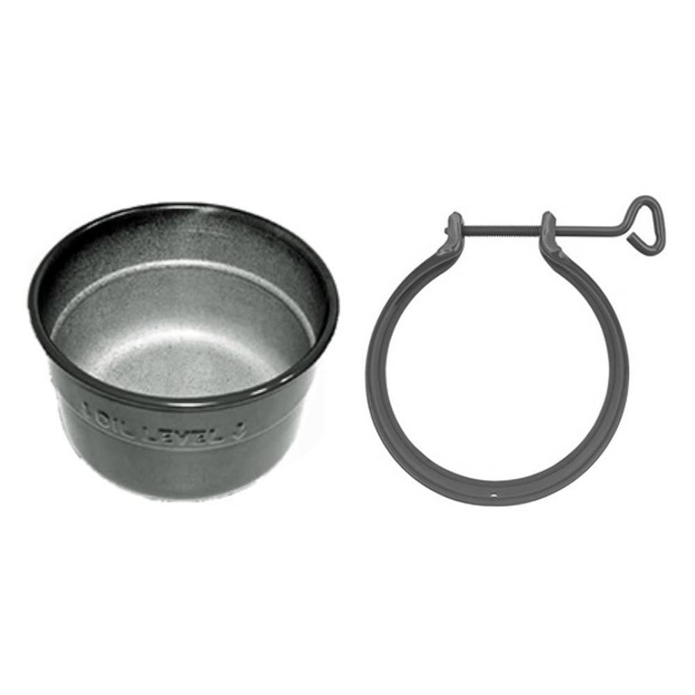 Air Cleaner Oil Cup & Clamp Fits Massey Ferguson Replaces 15203A