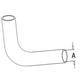 Lower Bottom Radiator Hose Fits Ford Tractor 2N 8N 9N NAA Jubilee 2000 4000 900
