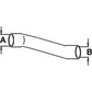 Upper Radiator Hose 3134507R1 Fits Case-IH 724 743 744 745 844 845 856 Tractor