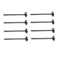 Qty 8: Exhaust Valves 132mm Fits JCB Engines 320/03616 320/03698 320/03521