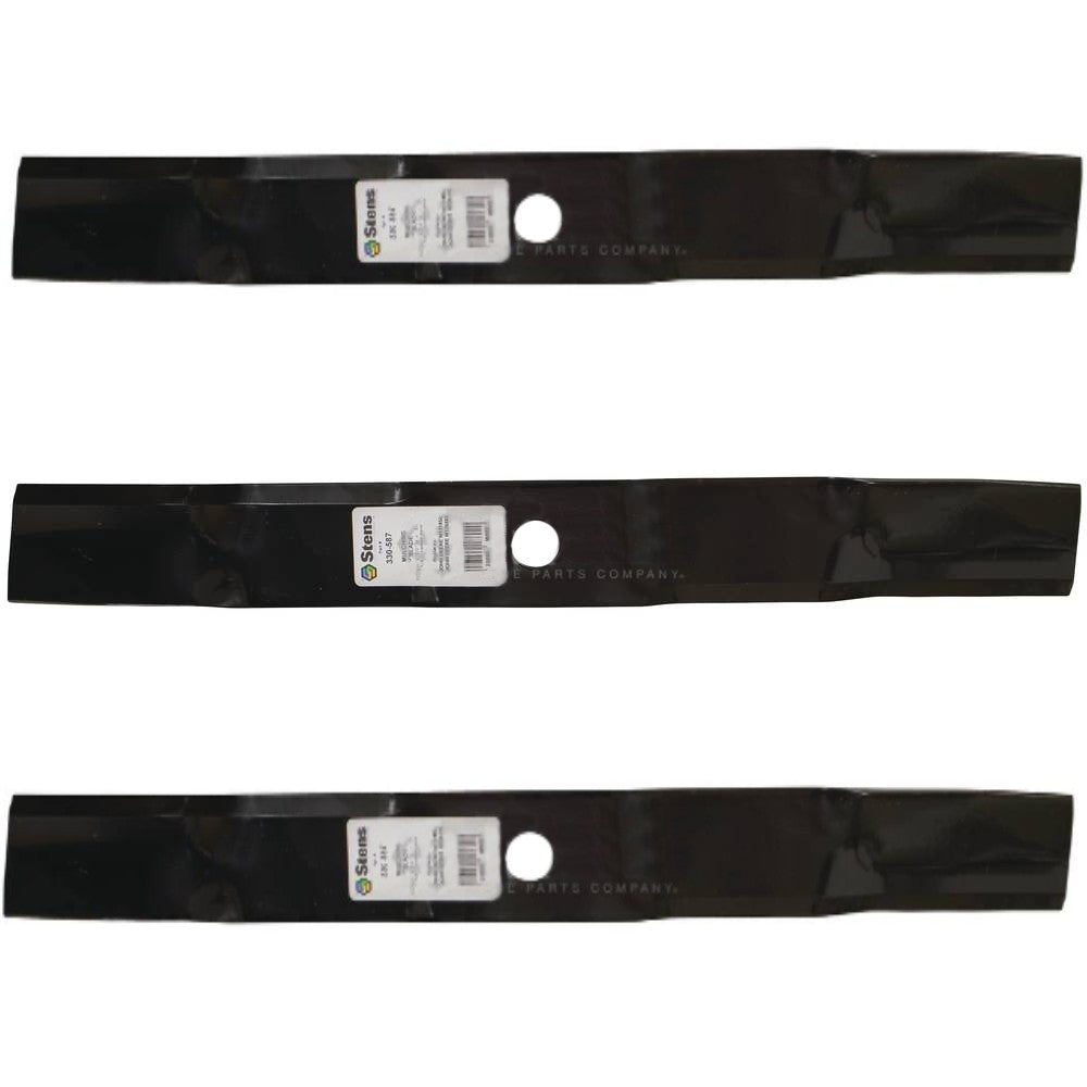 Qty. 3: Mulching Blade Fits John Deere Replaces M128485