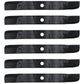 Qty 6: Mulching Blade Fits John Deere Replaces M128485