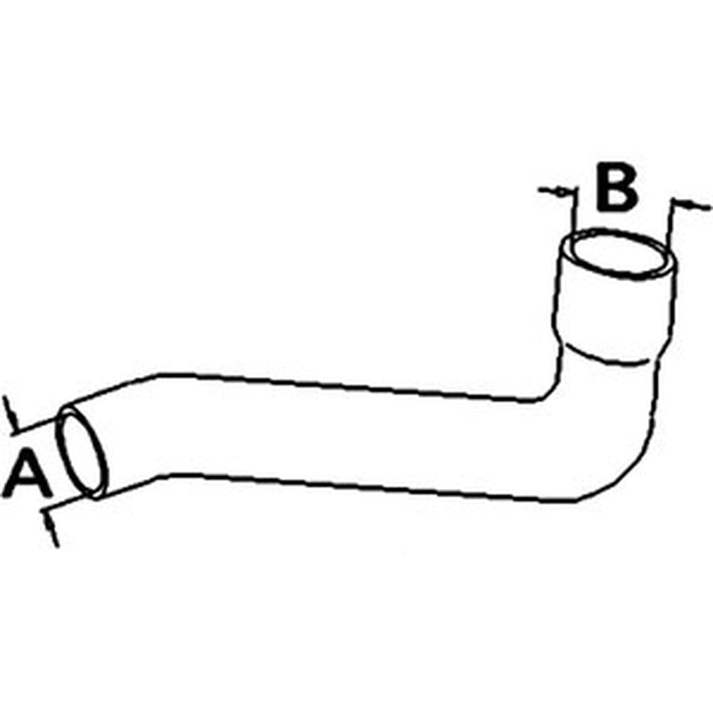 3382984M1 Lower Radiator Hose Fits Massey Ferguson