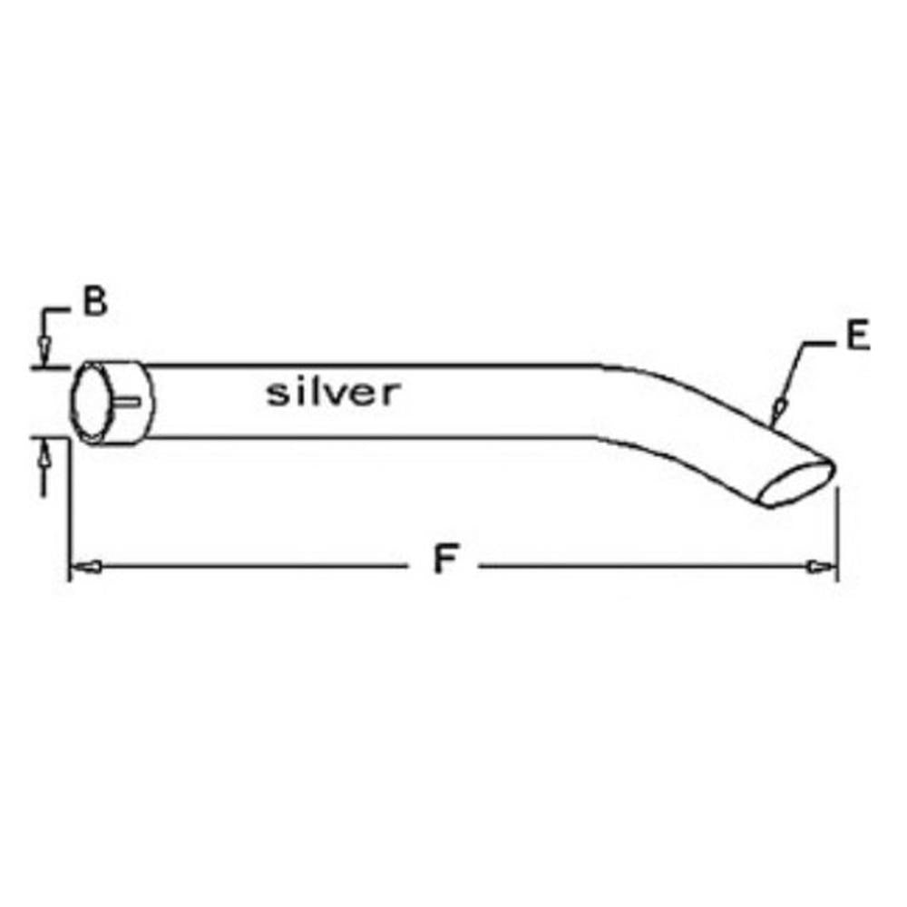 SW07354 Extension Exhaust Pipe Fits John Deere