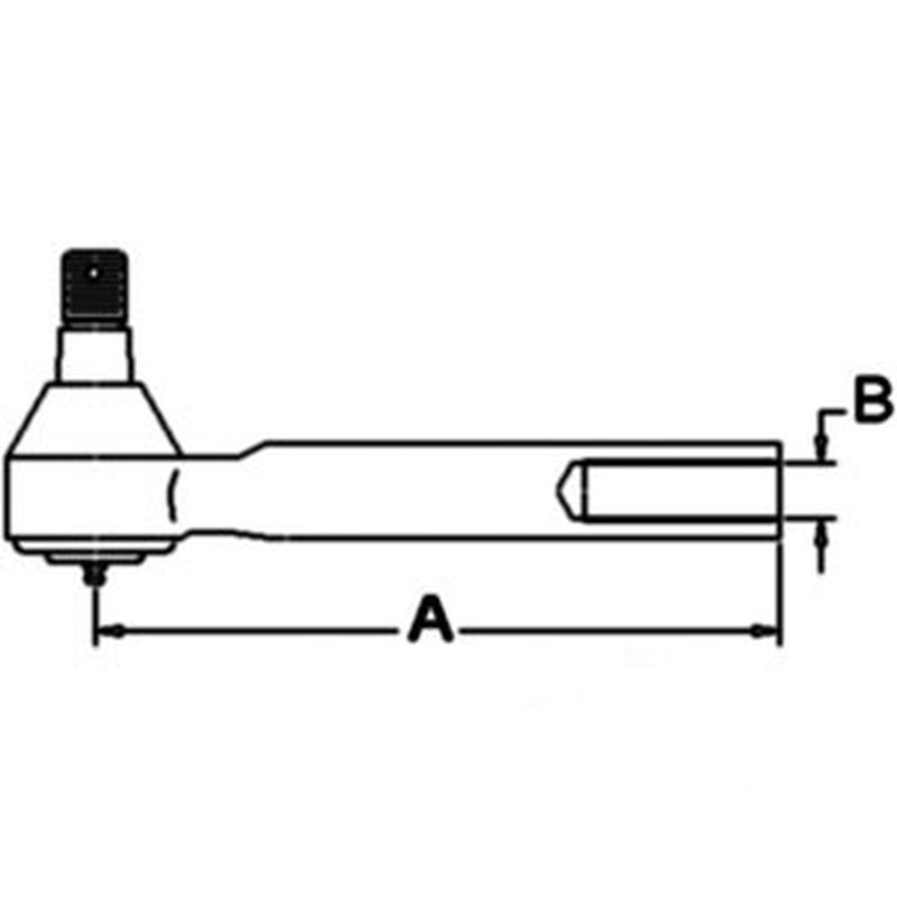 3426336M1 Tie Rod End Fits Massey Ferguson