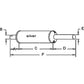 Black Muffler Fits IH Fits FARMALL 340 460 504 544 560 660 656 3514 3616