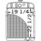 New Radiator Fits International TRACTOR FITS: M, MD, MDV, MV, SMTA, SUPER M &