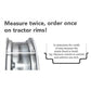 RW08244 8" x 24" Universal Tractor Rear Rim 4 Lug Fits Several Models