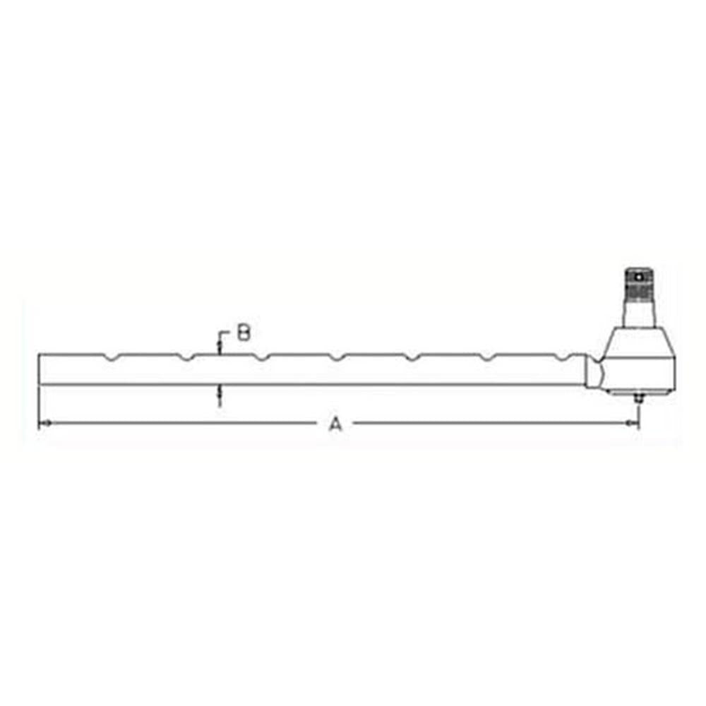 3586062873 Outer Tie Rod End Fits Kubota