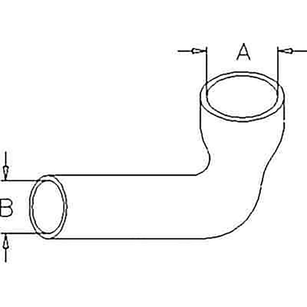 (1) One New Aftermarket Replacement Lower Radiator Hose Fits Massey Ferguson