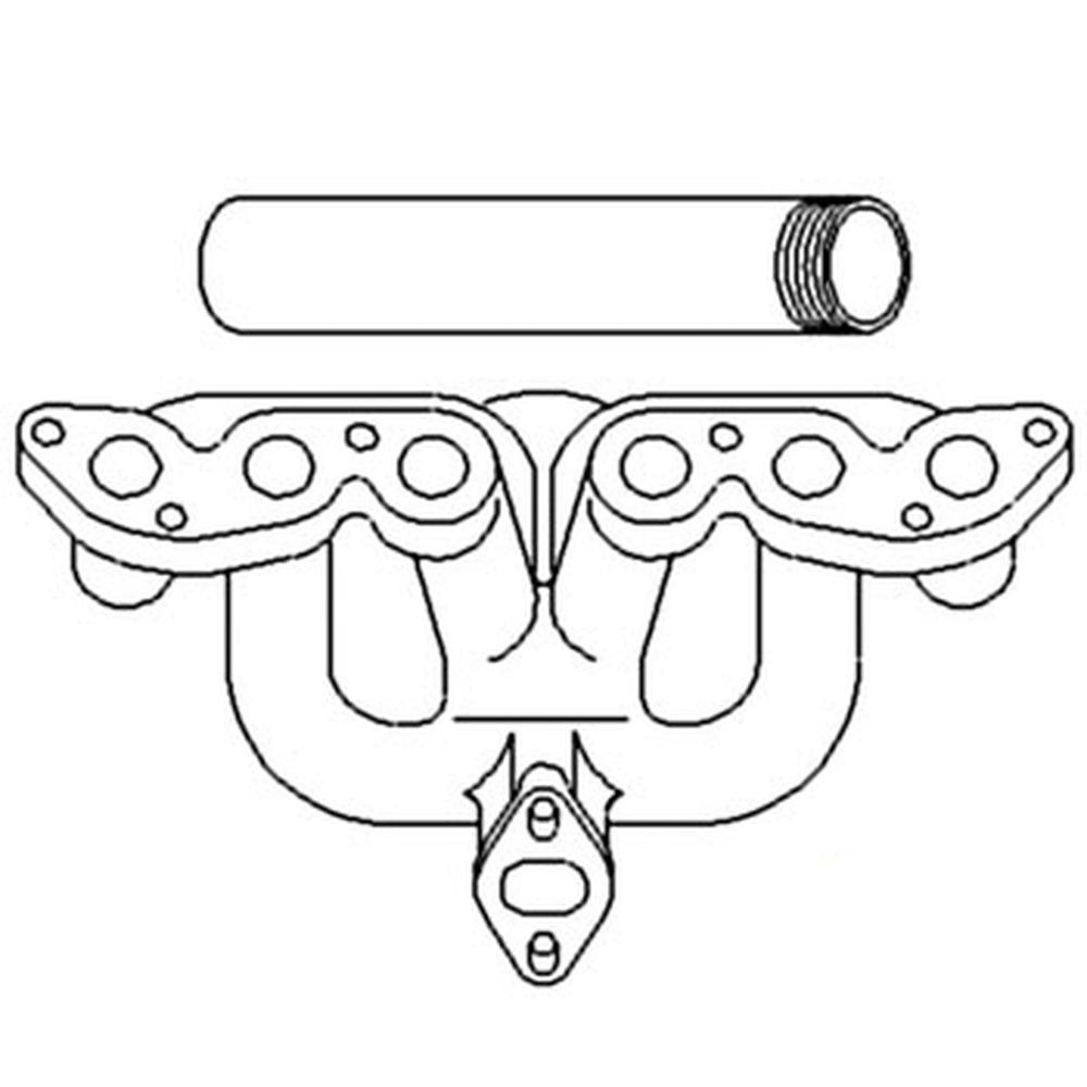 One New Manifold Fits IH Fits FARMALL H, Super H, Super W4, 300, 350, W4