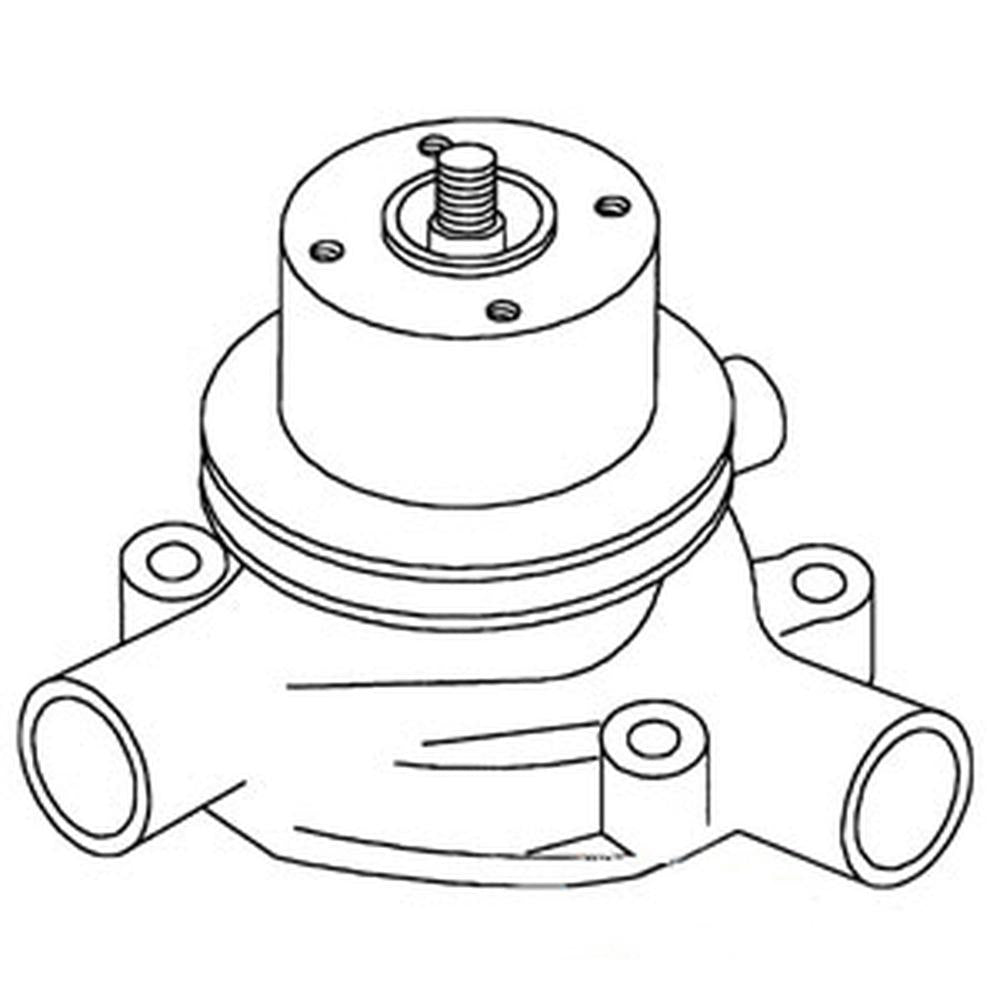 3637372M91 - Water Pump Fits Massey Ferguson