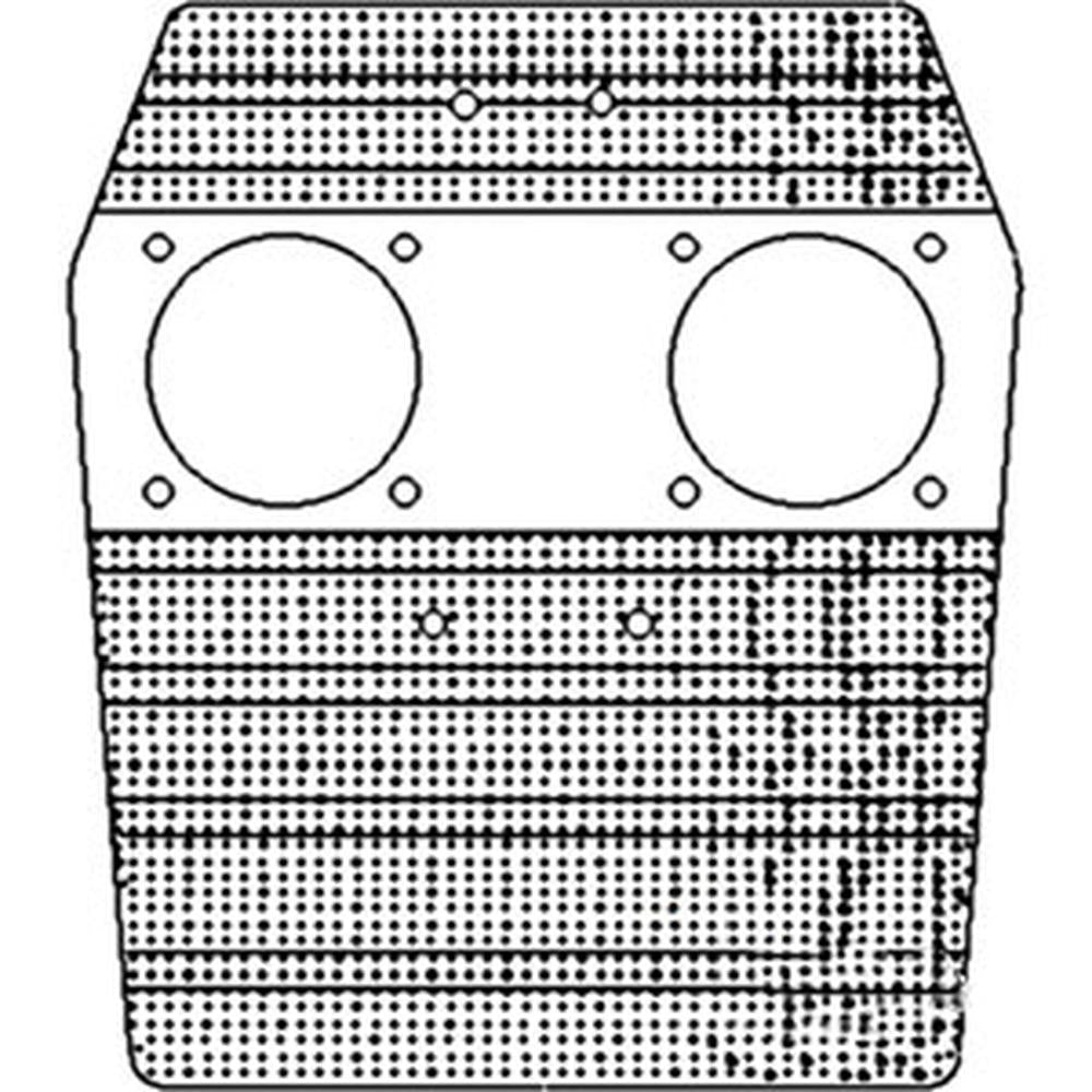 Grille with Light Holes Fits Massey Ferguson 230 250 253 274 294 240 3701928M1