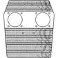 3701928M1 Grille Fits Massey Ferguson 231, 240, 253, 261, 254-4, 274-4 294-4+