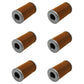 15521-43160 Qty 6: Fuel Filter Fits Kubota L2250 L235 L2550 L2650 L275 L2850