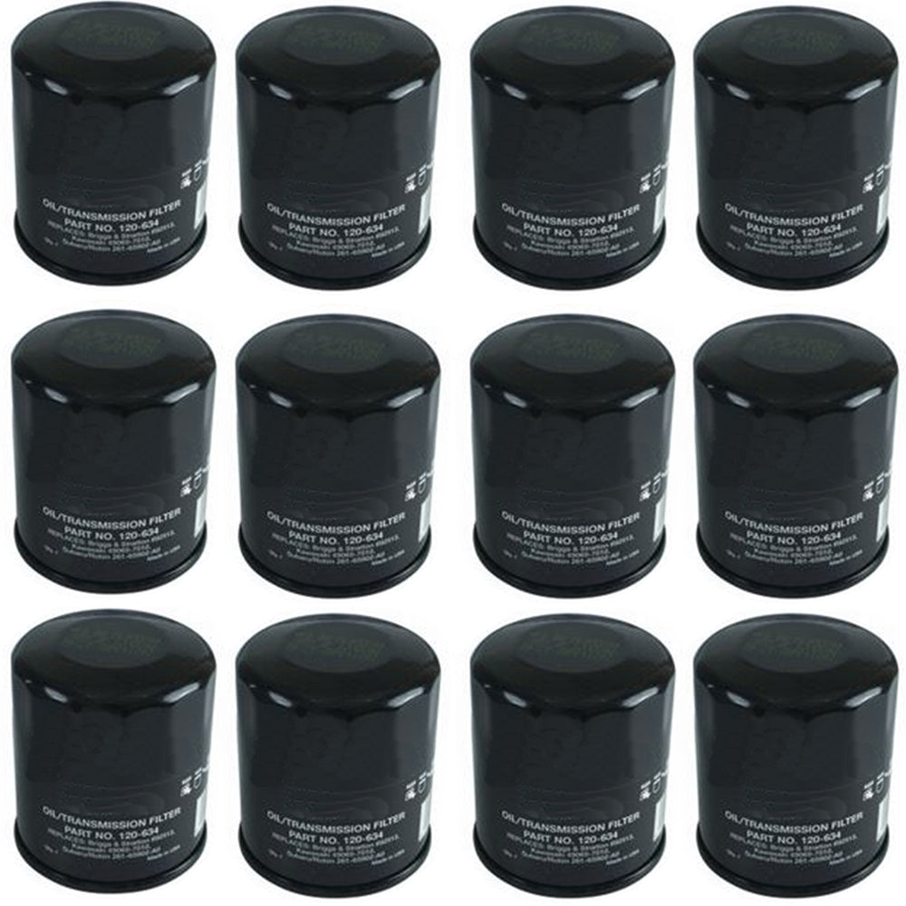120-634 12 Pack Oil Filter Fits Kawasaki 49065-7010, 49065-2057, 49065-2062