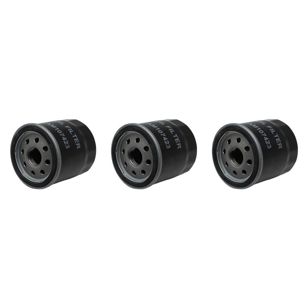 3PK Oil Filter for Club Car Cushman E-Z Go 3/4" Thread 2 11/16" OD 3" H