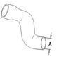 Lower Radiator Hose Fits Case/International Harvester Replaces 371307R1