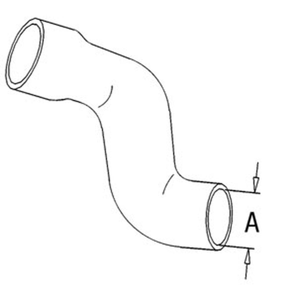 Lower Radiator Hose Fits Case/International Harvester Replaces 371307R1