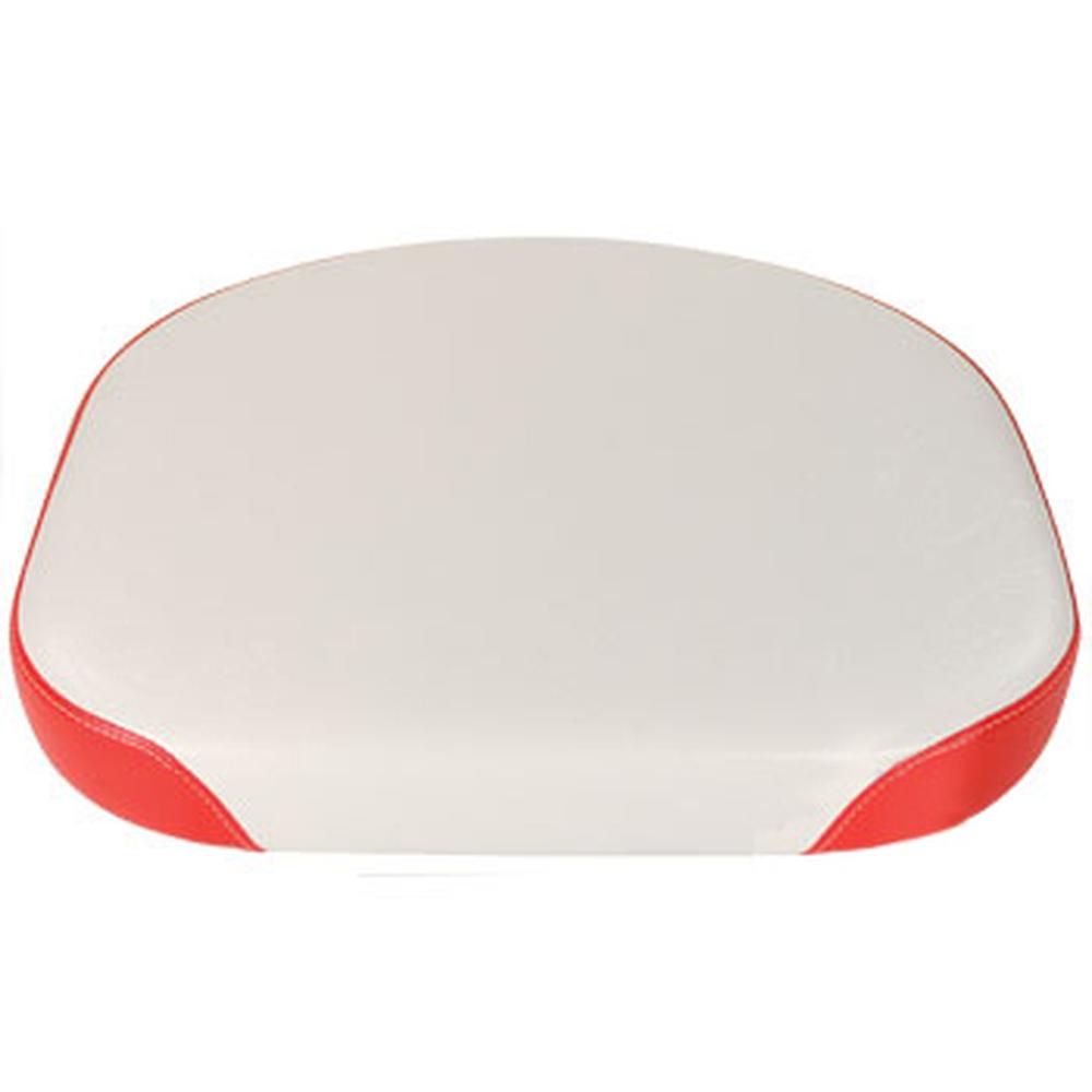 372759R91 White & Red Bottom Cushion w/ Wood Base Fits International