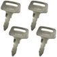 Qty 4: Ignition Key(s) Fits Kubota Replaces 37410-55150