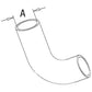 Top Radiator Hose Fits Case/International Harvester Replaces 375172R1