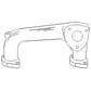 Exhaust Manifold Fits Massey Ferguson 135 230 250 231 240 734874M1