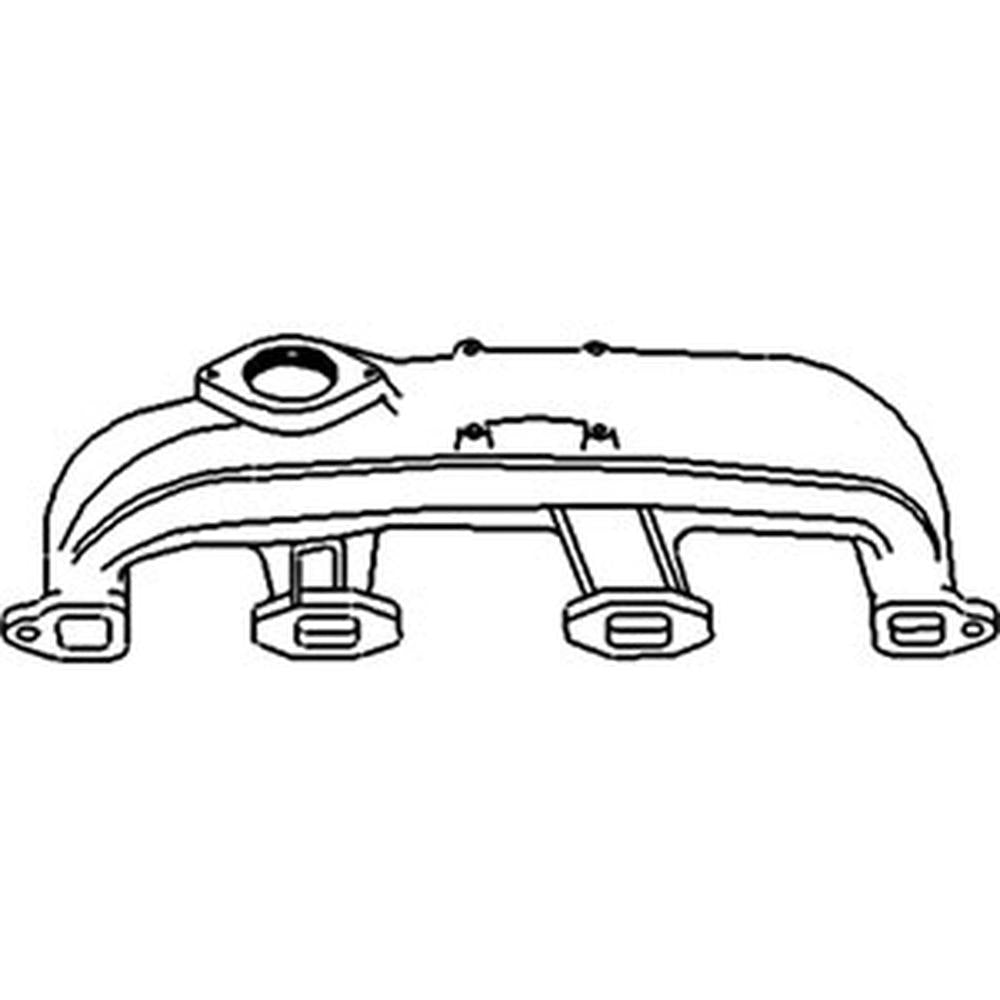 Gas Exhaust Manifold Fits International Replaces 368550R11