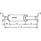 Muffler Fits International Replaces 384345R1
