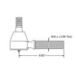 38440-44780 Tie Rod End Fits Kubota B1700 B2100 B2400 L185 L235 L245 L2050