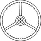 385156R1 Steering Wheel Fits International 574 656 986 1086 1486 3288 Tractor