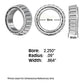 1209260H91 Tapered Roller Bearing Cone Fits Case/International Harvester