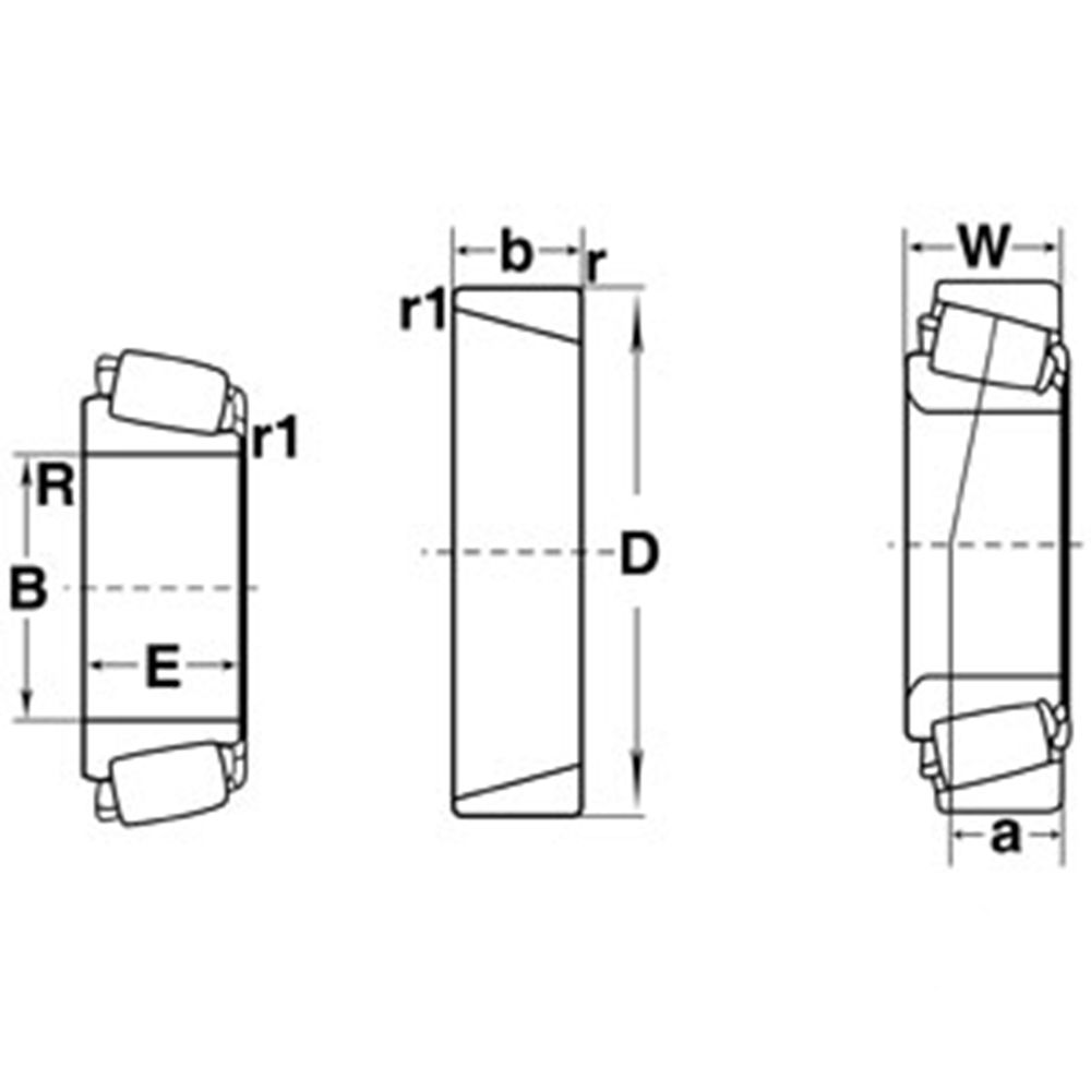 7713480 Cone Bearing Fits Hesston