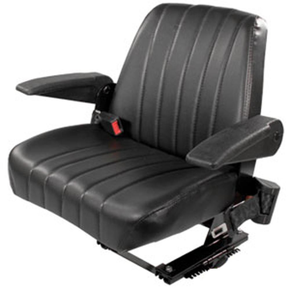 3A211-85010-AIC Black Vinyl Seat Assembly w/ Suspension