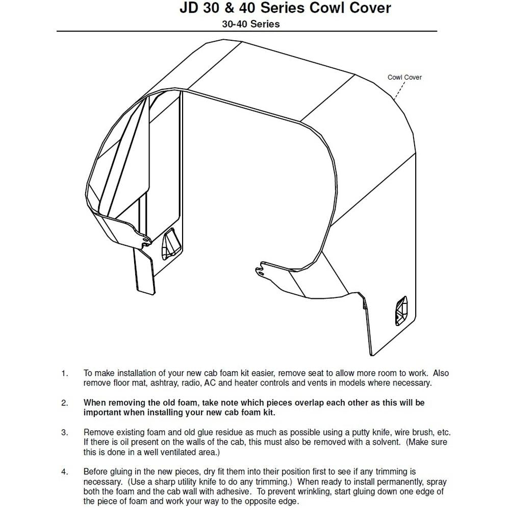 CK5030-C Cowl Fits John Deere