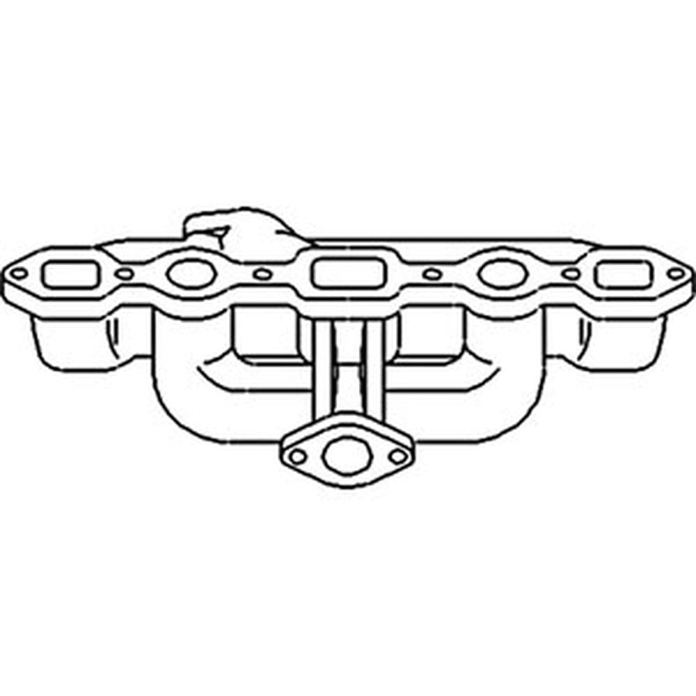 Vertical Manifold Fits International Harvester Replaces 406046R1