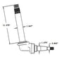 RH / LH Spindle Fits 504 544 606 656 Util 406265R92 406265R92-A
