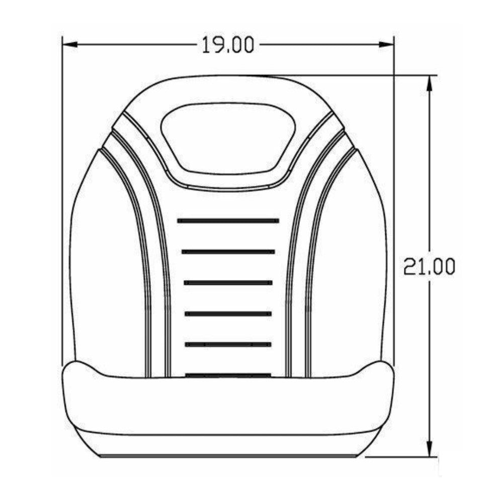 AM103226 Seat with Armrests & Bracket Fits John Deere F910 F911 F925 F930 F932
