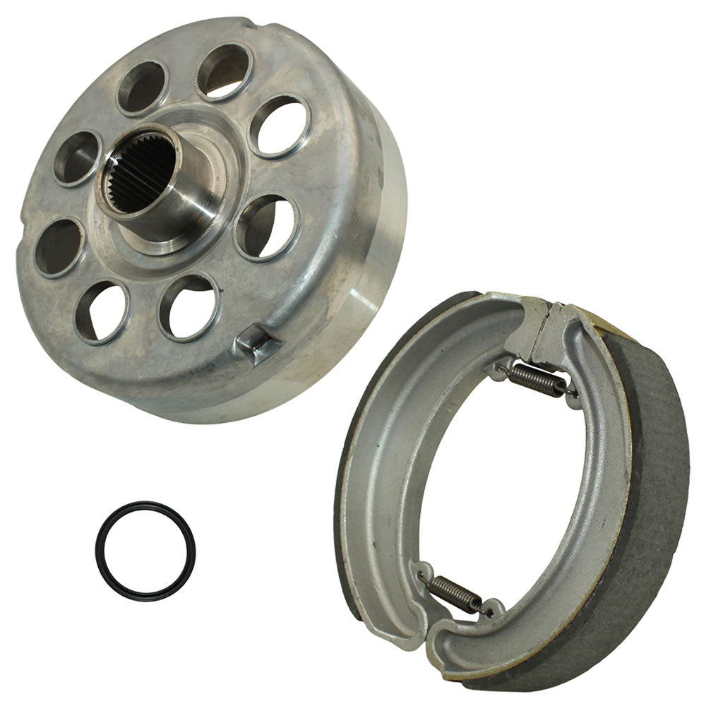 Rear Brake Drum w/Shoes Fits Honda Replaces 06430-HM5-A80